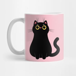 Black cat Mug